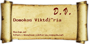 Domokos Viktória névjegykártya